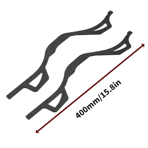 RC Models For Axial For SCX10 PRO 1/10 RC Crawler Car Upgrade Parts Accessories Chassis Rail Set Side Frame Model Accessory Assemble
