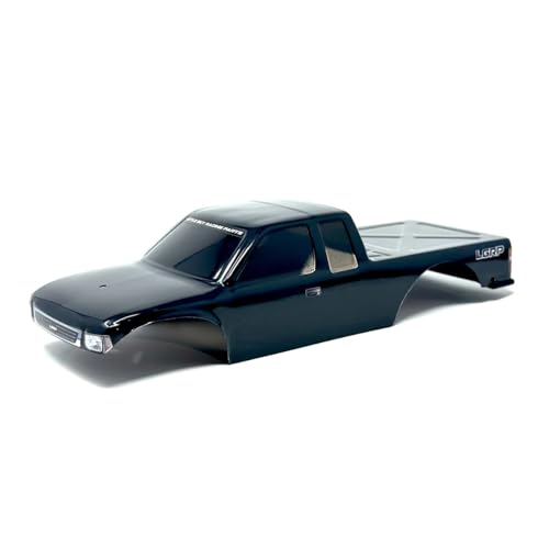 LGRP X-Factor Long Bed Body for 1/24 and 1/18 RC Cars, Universal Fit for Most SCX18 SCX24, >Clear< Body with Sticker Sheet