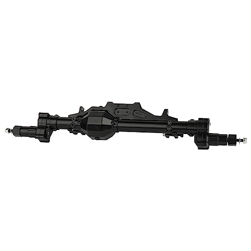 CNC Metal Complete Front Rear Portal Axle for 1/10 RC Crawler Axial Wraith 90018 90048 90053 90018 90020 90045 90056 RR10 AX10 Upgrades Part (Black)
