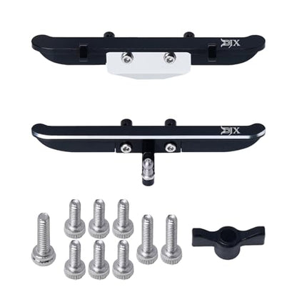 DJX Aluminum Front and Rear Bumper Set for Redcat Ascent-32 1/32 Scale RC Rock Crawler Car Upgrades Parts