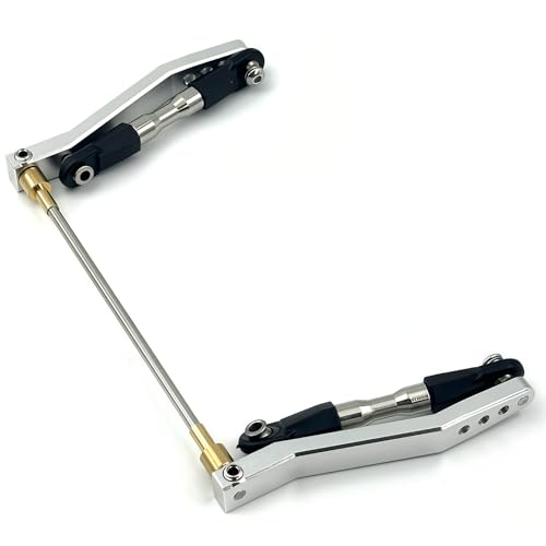 Metal Rear Sway Bar Anti-Roll Kit for 1/10 RC Rock Crawler - color: Silver