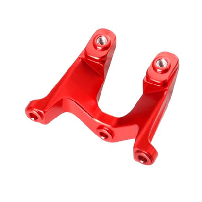 Aluminum Carbon Fiber Rear Wing Tail Spoiler for Losi 1/24 Micro-B 2WD Buggy RC Tail Wing Parts (Red Tail Wing Bracket) - color: Red Tail Wing Bracket