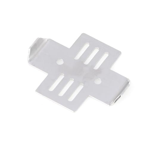 LCX Racing 1/18th RC Car Stainless Steel Skid Plate Guard Chassis Protector for LOSI Mini LMT 4x4 Truck, Upgrades Parts Accessories