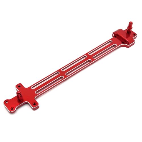 RC Car Aluminum Upper Deck Chassis Plate Body Post Upgrade Kit for LC Racing 1/10 PTG-2 PTG-2R Remote Control Car Accessories(Red) - color: Red