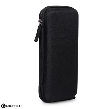 Portable Electronic Accessories Organizer - Travel-Friendly Pouch For Vlogging Camera, Usb Cables, Power Banks, Adapters, Hard Disks, And More (Black) - style: Modern