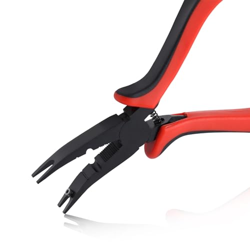 5 Inch Ball Link Clamp Plier Micro RC Car Ball Link Pliers Ball Curved Tip Bent Head Airplane Car Repair Tool RC Helicopter Plane Tool for RC Vehicles RC Helicopter Airplane Car