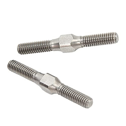 RC Turnbuckle Link Steel 2 - Pack | Heavy - Duty Tie Rod for ARRMA Granite/Big Rock/Senton 1/10 Scale RC Cars | M4 Thread Adjustable Linkage Kit