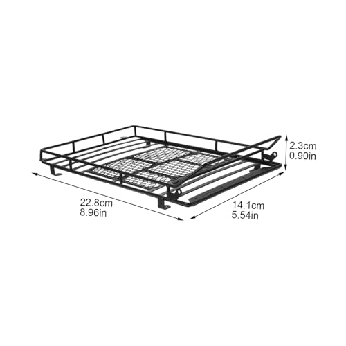 Car Roof Luggage Bracket Durable Cargo Holder Rack for Rc Crawler Lightweight Design for Easy Storage and Strong Fixation Fit for Simulation Accessories
