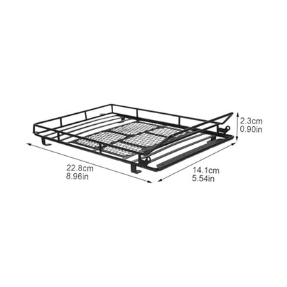 Car Roof Luggage Bracket Durable Cargo Holder Rack for Rc Crawler Lightweight Design for Easy Storage and Strong Fixation Fit for Simulation Accessories