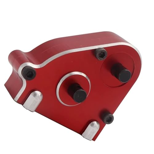 RC Cars Crawler Parts Compatible with MN86 MN86S MN86K MN86KS for MN G500 Metal Transmission Gearbox Transfer Case 1/12 RC Crawler Car Upgrade Parts(Red) - color: Red