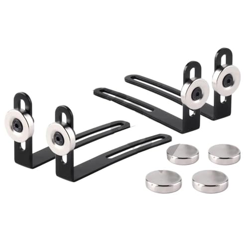 RC Crawlers Components For Axial For SCX10 90046 D90 RC Car Shell Body Mount Metal L-Bracket With Magnet 1:10 RC Crawler Car Parts Replacement Accessories