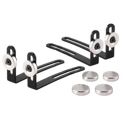 RC Crawlers Components For Axial For SCX10 90046 D90 RC Car Shell Body Mount Metal L-Bracket With Magnet 1:10 RC Crawler Car Parts Replacement Accessories