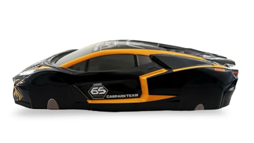 Painted PVC Body Shell for 1/10 On Road Racing Drift Car, No Cut, 1:10 Scale, 245mm Wheelbase, Lamborghini Revuelto Style