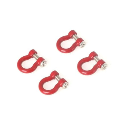 RC Cars Models Parts for TRX4 for TRX6 for SCX10 II III PRO Gen8 1/10 RC Crawler Car Aluminum Bumper Tow Shackle Set Upgrades Parts Accessories
