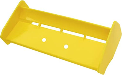 2Pack 1:10 Scale RC Plastic Rear Spoiler Tail Wing for 1/10 Scale RC Racing Car Off-Road Buggy Truck Accessories for HPI KYOSHO HSP 94106 94107 94166 06021 (White Yellow) - color: White Yellow