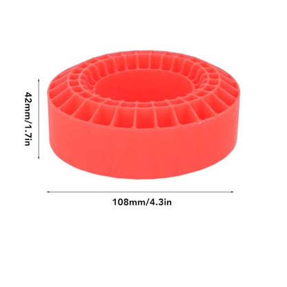 1.7 Tire Inserts Silicone Rubber Insert Foam, Silicone Insert Foam Fit 1.7 Wheel Tires, Silicone Tire Inserts Fit Wheel Tires 1/10 Crawler Accessories Red (Red) - color: Red