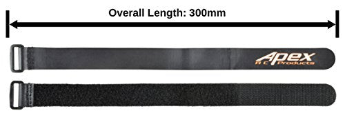 5 Pack 20mm x 300mm HD Non-Slip Battery Straps 3031A