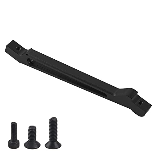 ShareGoo Metal Rear Front Chassis Brace Support Rod Bracket Compatible with Arrma 1/8 V4 6S Senton Typhon RC Car (Black) - color: Black