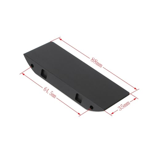 RC Upgrade Accessories for SCX10 II for Element for Enduro 1/10 for LCG Chassis Kit with Overdrive Gearbox Skid Plate Servo Mount Frame Braces RC Crawler Trail Truck Car Parts(Side Plates) - size: Side Plates