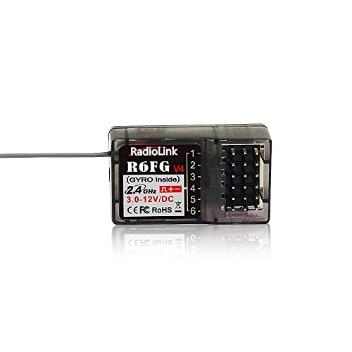 Radiolink R7FG 7 Channels Real-time Telemetry and Long Range Control Receiver R6FG for RC Crawler Truck Buggy Boat Vehicles
