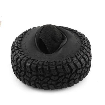 4PCS Soft Rubber Tires for RC 1:10 On Road Car 1.9" Crawler Tires with Foam for Axial SCX10 90047 SCX10 III AXI03007 Redcat Gen8 TRX-4 Tyre