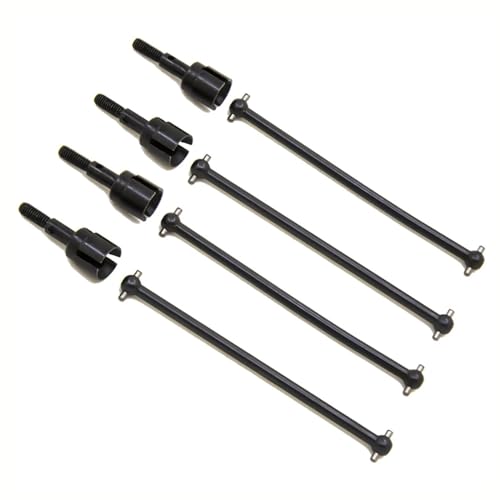 RC Car Drive Shafts Compatible with HSP 94111 94108 94170 1/10 RC Car Parts 4Pcs Steel Dogbone Drive Shaft & Wheel Axle Replacement 08029 02033