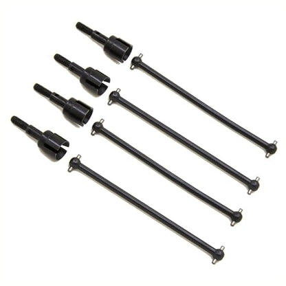 RC Car Drive Shafts Compatible with HSP 94111 94108 94170 1/10 RC Car Parts 4Pcs Steel Dogbone Drive Shaft & Wheel Axle Replacement 08029 02033
