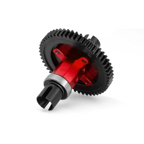 RC Crawlers Spare Parts For Traxxas 4WD Sledg W170 1/8 Metal 52T Slipper Clutch Center Diff Straight Shaft RC Car Upgrade Parts Accessories(Red) - color: Red