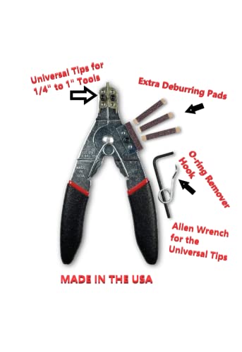 SRTK1 Just Clips Snap Ring Tool Kit with Clips and O-rings, Snap Ring Pliers and the Patented ClipKey. The only Installation Tool that works with 1/4", 3/8", & 1/2" Snap Rings.