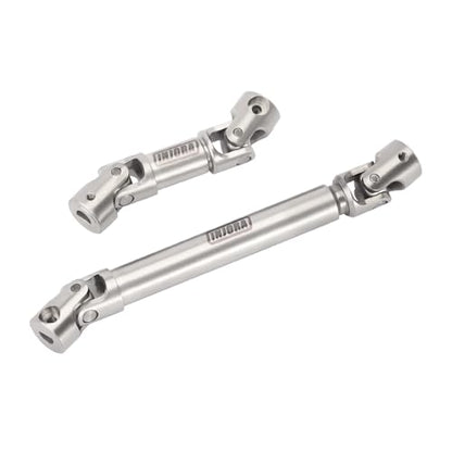INJORA Stainless Steel D-Shaped Hole Drive Shaft for SCX24 Deadbolt GX470