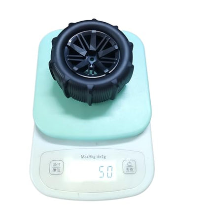 1/16 Scale RC Paddle Tires with 12mm Hex Hub - Universal Off-Road Beach Sand Tires Compatible with MJX H16/ H16BM/ H16GT, HBX 16889/16890/ 16890A, SCY,WLTOYS 144001/144002/ 124016 etc
