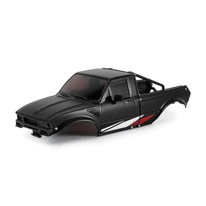 RC Upgrade Accessories for TRX4M for Defender for Bronco 1/18 IR60 for Pickup Hard Body Shell with Bed Rack RC Crawler Car Accessories Modification RC Car Parts(Black) - size: Black