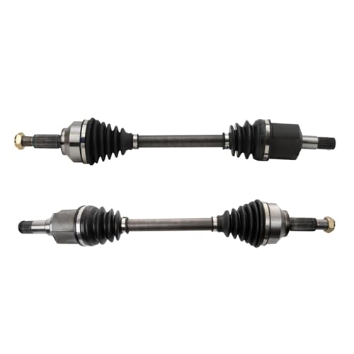 TRQ Front Driver and Passenger Side CV Axle Assembly Set 2 Piece Compatible with 2002-2008 Jaguar X-Type - style: CSA33739