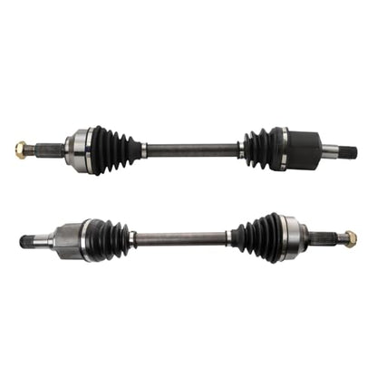 TRQ Front Driver and Passenger Side CV Axle Assembly Set 2 Piece Compatible with 2002-2008 Jaguar X-Type - style: CSA33739