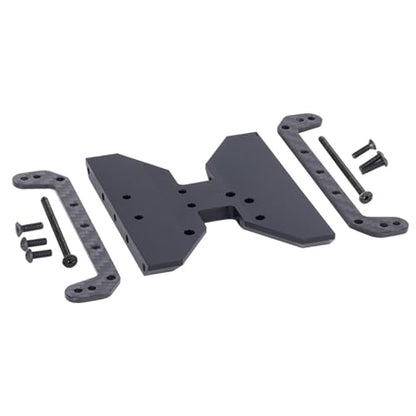 Carbon Fiber Chassis Skid Plate Transmission Plate for 1/10 RC Crawler Car Axial SCX10 Capra 1.9 UTB F9 AXI03004 Upgrade Parts