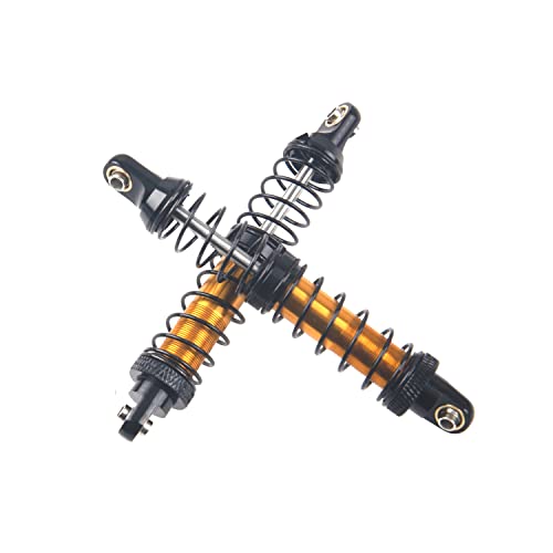 4Pcs ShareGoo Metal Shock Absorber 70/80/90/100/110/120mm Damper Compatible with Tamiya CC01 Traxxas TRX4 Axial SCX10 D90 D110 RR10 1/10 RC Crawler Car (90mm Hole Distance) - size: 90mm Hole Distance