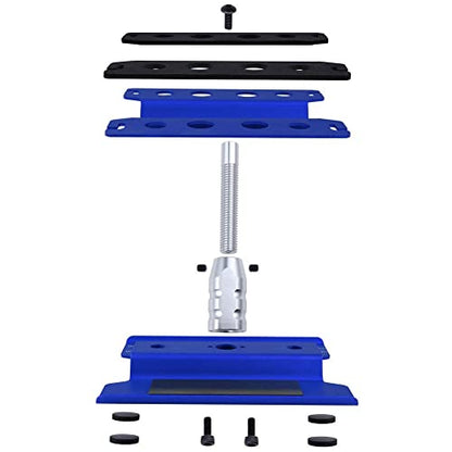 Aluminum Alloy RC Car Work Stand Repair Workstation 360 Degree Rotation Lift Or Lower for 1/8 1/10 1/12 Scale Cars Trucks Buggies