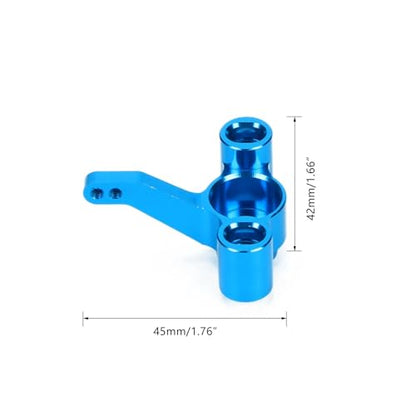 Steering Knuckle Models For FS For Racing 53810 1/10 2pcs Alloy Aluminum Steering Hub Carrier(L/R) Knuckles 511484 Rc Truck For Buggy Car Upgraded Parts(Silver) - color: Silver