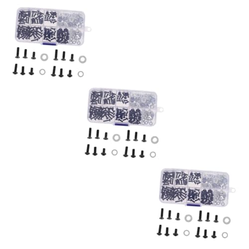 3sets Remote Screws Gaskets Repair Kit for Rc Crawlers Lightweight Fasteners Easy Installation for Models