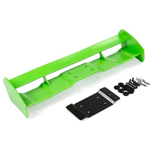 Plastic Rear Wing Tail Kit for 1/5 Hpi Km ROVAN Baja 5b Buggy Rc Car Toys Parts (Green) - color: Green