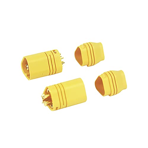 10pairs MT60 3.5mm 3-Wire 3-Pole Bullet Connector Plug Set for RC ESC to Motor for RC Quad Car Battery Charger(B196-10)