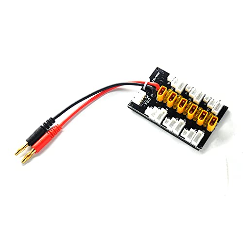 Upgraded XT30 Parallel Charging Board for 1S 2S 3S LiPo Batteries Compatible with XT30 JST JST-PH 2.0 Connector LiPo Batteries