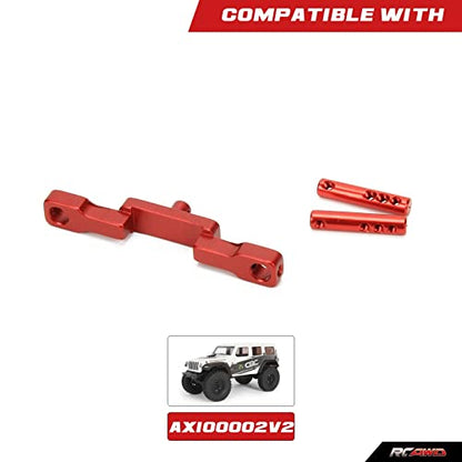 RCAWD SCX24 Upgrades Body Post Front for Axial, Body Mount Aluminum Parts for AXI00002 Red - color: Red