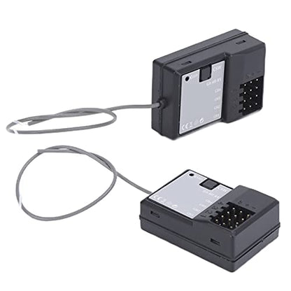 RC Receiver Waterproof 2.4G Frequency 3.3‑6V, Remote Control Car Boat Tank Accessories, Fast Response 2ms with Strong Anti - Blocking Ability, 67 Channel Receiver for R