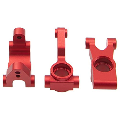 ShareGoo Metal Front Steering Block Knuckles & C-Hub Caster Block & Rear Hubs Carrier Upgrade Parts Compatible with Arrma 1/10 Granite Voltage MEGA 2WD RC Monster Truck