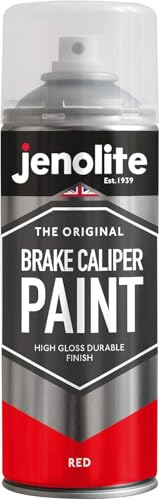 JENOLITE Brake Caliper Paint Aerosol, Red 1x13.5oz | Brake Caliper Paint, Durable High Gloss Finish High Heat Spray Paint, Restore - color: Red