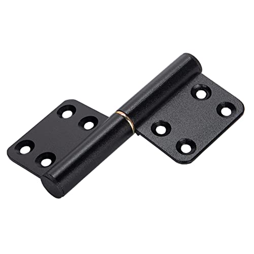6 Pcs 4 Inch Lift Off Flag Hinges - Black Removable Door Hinges - size: 3 left + 3 right