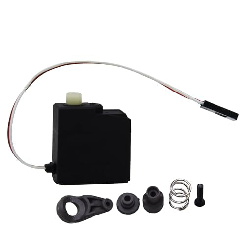 Blomiky 3 Wire 16701 Servo and 16702 Servo Saver Assembly Acessories Suitable for MJX Hyper Go 1/16 Scales Remote Control Trucks/ 16700 H16 Servo Set