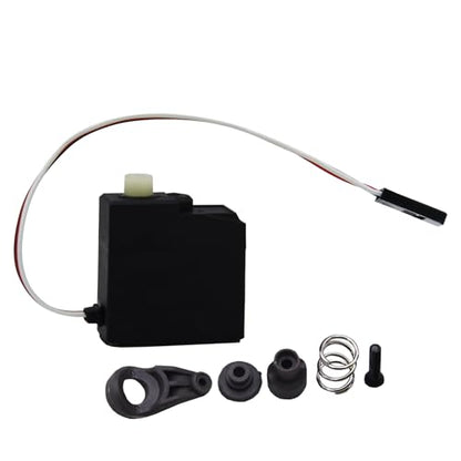 Blomiky 3 Wire 16701 Servo and 16702 Servo Saver Assembly Acessories Suitable for MJX Hyper Go 1/16 Scales Remote Control Trucks/ 16700 H16 Servo Set