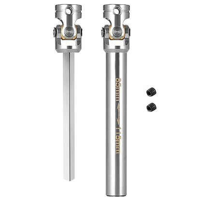 RC-Hub 1Pcs RC Driveshafts Metal Drive Shaft 45-50/47-57/55-67/60-80mm for 1:14 Tamiya Trailer Tractor Truck RC Crawler Car (85mm-115mm) - size: 85mm-115mm